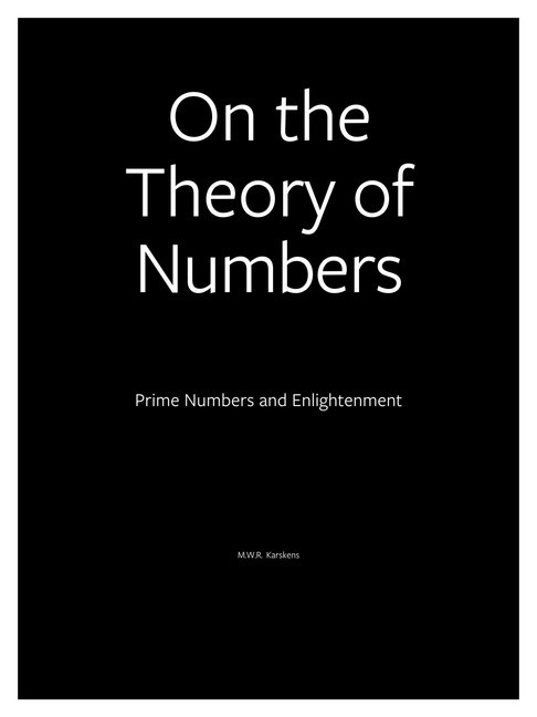 On the Theory of Numbers main product photo