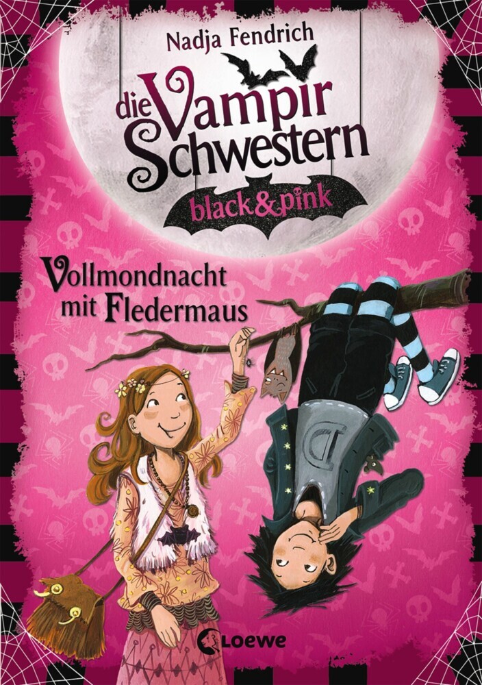 Die Vampirschwestern black & pink (Band 2) - Vollmondnacht mit Fledermaus main product photo