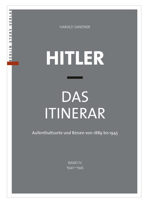 Hitler - Das Itinerar (Band IV) main product photo