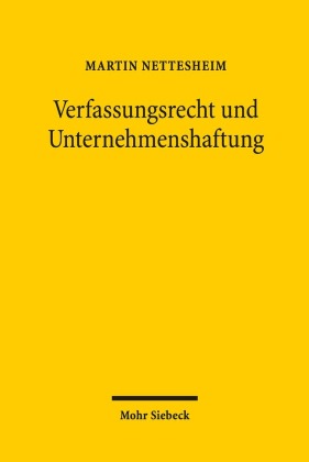 Verfassungsrecht und Unternehmenshaftung