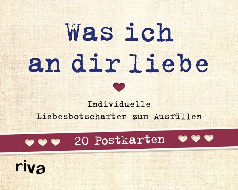 Was ich an dir liebe - 20 Postkarten main product photo