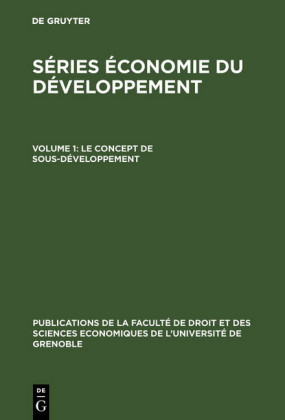 Le concept de sous-développement