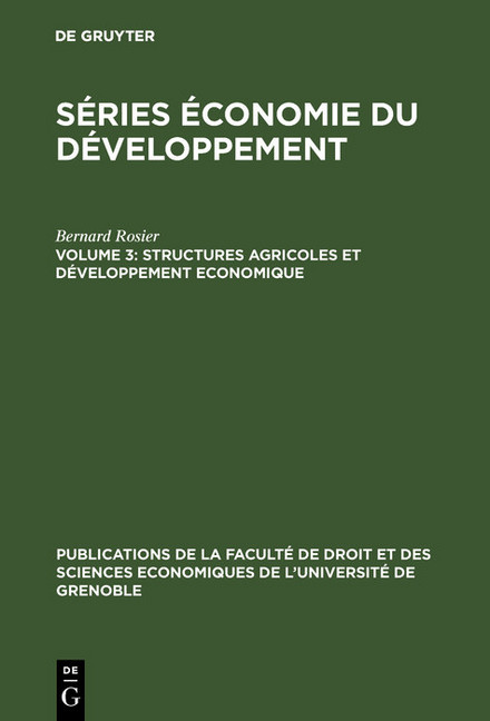 Structures agricoles et développement economique main product photo