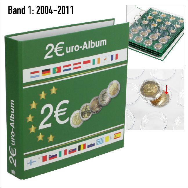 2 Euro-Sammelalbum Band 1 (2004-2011) main product photo