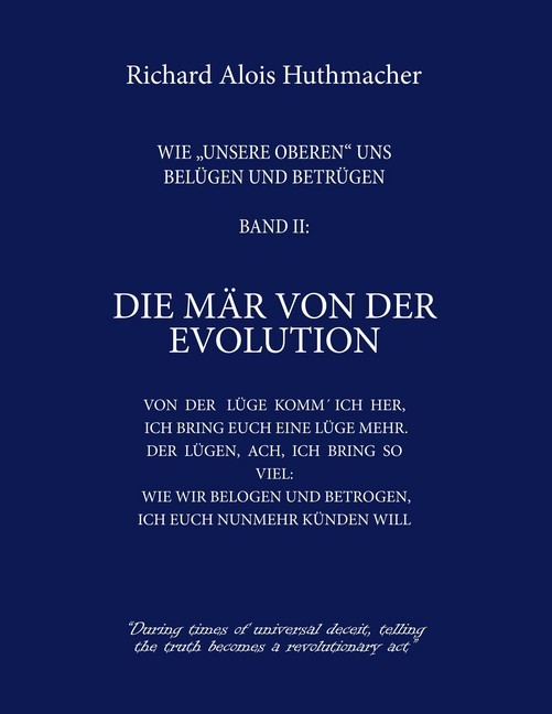 Die Mär von der Evolution main product photo