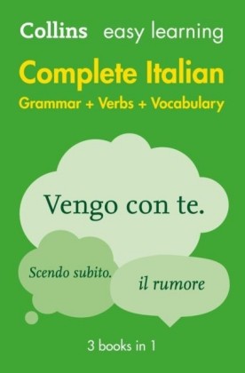Easy Learning Italian Complete Grammar, Verbs and Vocabulary (3 books in 1) (Collins Easy Learning Italian)