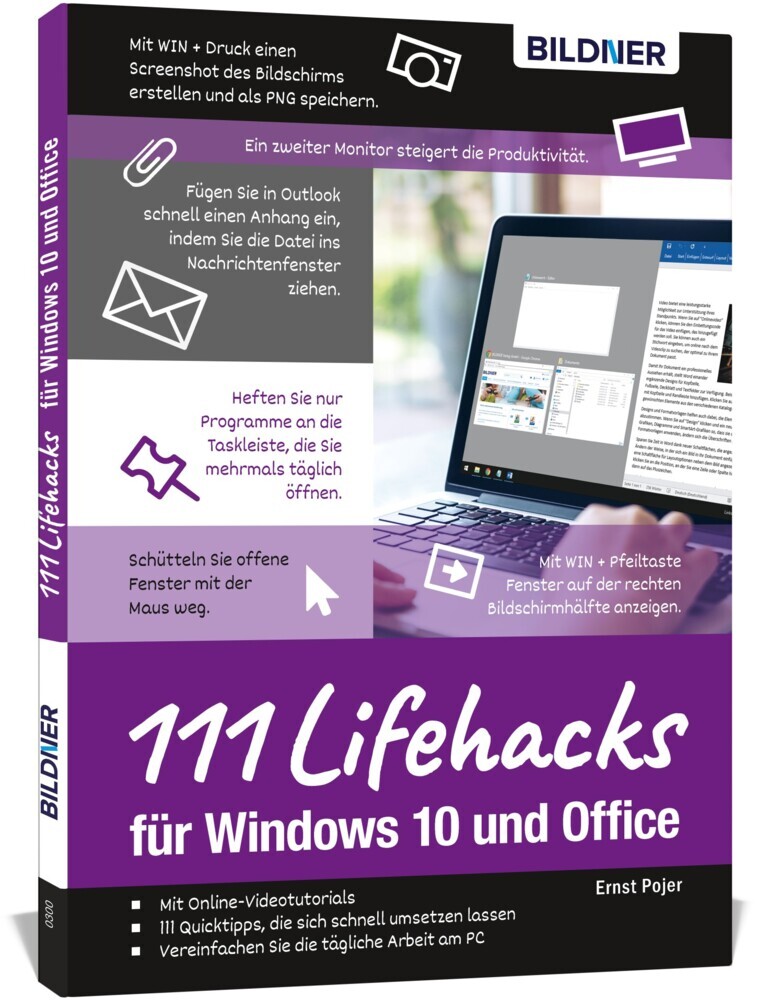 111 Lifehacks für Windows 10 und Office main product photo