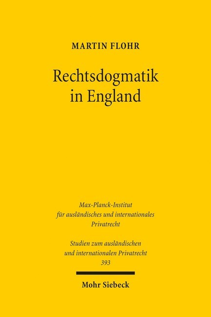 Rechtsdogmatik in England main product photo