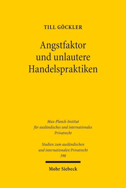 Angstfaktor und unlautere Handelspraktiken main product photo