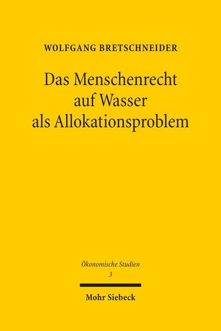 Das Menschenrecht auf Wasser als Allokationsproblem main product photo