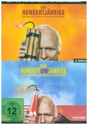 Der Hundertjährige, der aus dem Fenster stieg und verschwand & Der Hunderteinjährige, der die Rechnung, 2 DVD