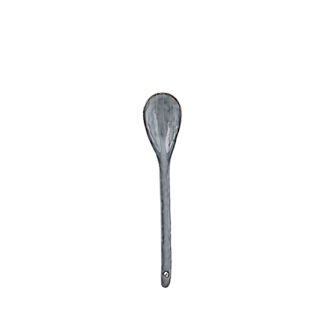 Broste copenhagen Teelöffel Nordic Sea, graublau Keramik main product photo