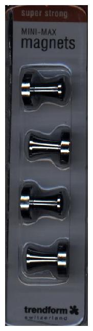 Superstrong Magnets MINI-MAX 4er Set silber main product photo