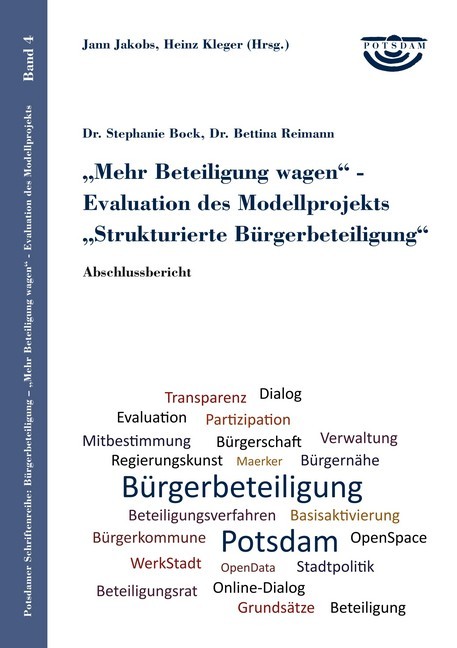 Mehr Beteiligung wagen - Evaluation des Modellprojekts Strukturierte Bürgerbeteiligung main product photo