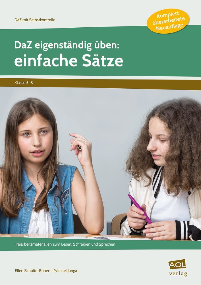 DaZ eigenständig üben: einfache Sätze - Sekundarstufe main product photo