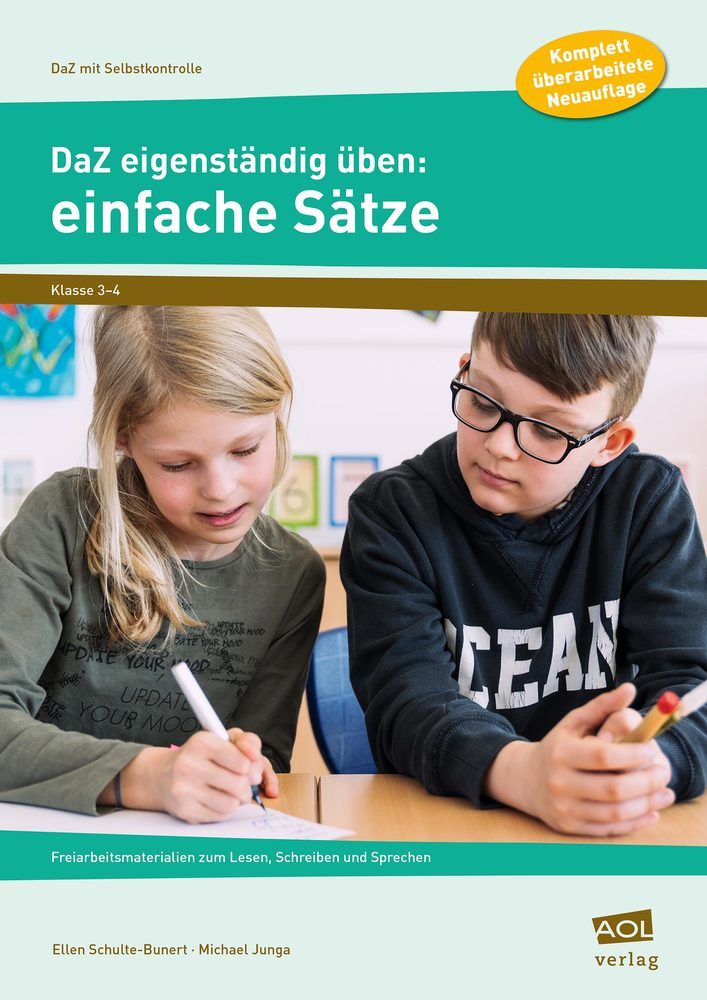 DaZ eigenständig üben: einfache Sätze - Grundschule main product photo