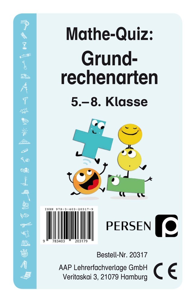 Mathe-Quiz: Grundrechenarten (Kartenspiel) main product photo