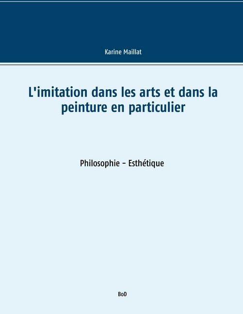 L'imitation dans les arts et dans la peinture en particulier main product photo