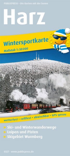 PUBLICPRESS Wintersportkarte Harz main product photo