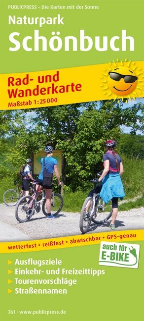 PUBLICPRESS Rad- und Wanderkarte Naturpark Schönbuch main product photo