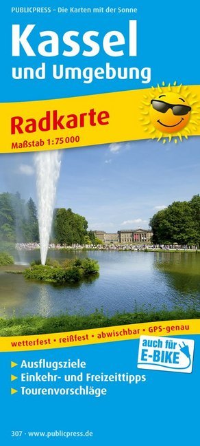 PUBLICPRESS Radkarte Kassel und Umgebung main product photo