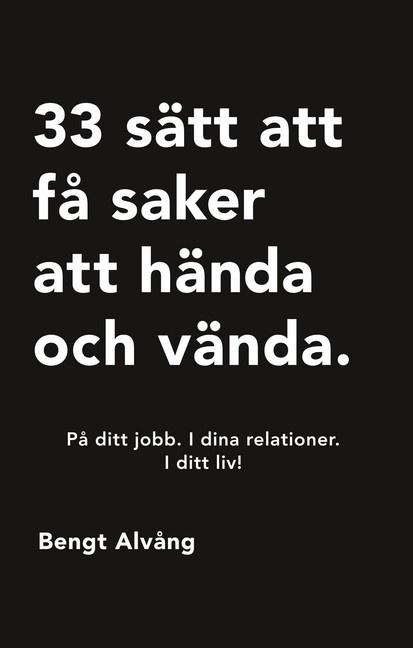 33 sätt att få saker att hända och vända main product photo