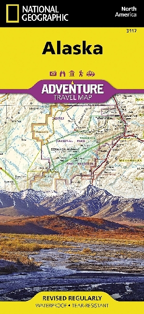 National Geographic Adventure Map United States, Alaska main product photo