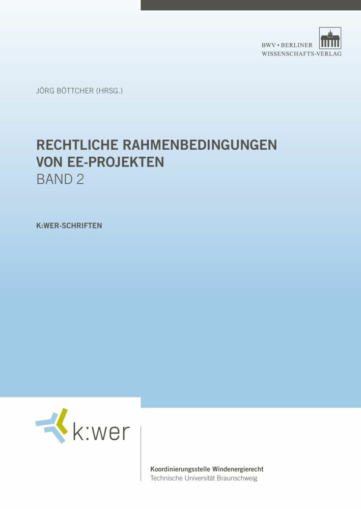 Rechtliche Rahmenbedingungen von EE-Projekten. Band 2 main product photo