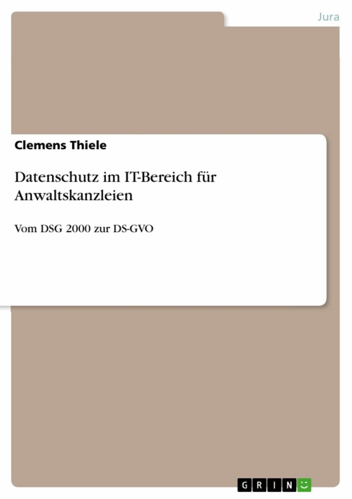 Datenschutz im IT-Bereich für Anwaltskanzleien main product photo