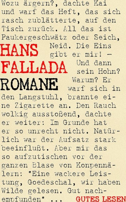 Hans Fallada - Romane main product photo