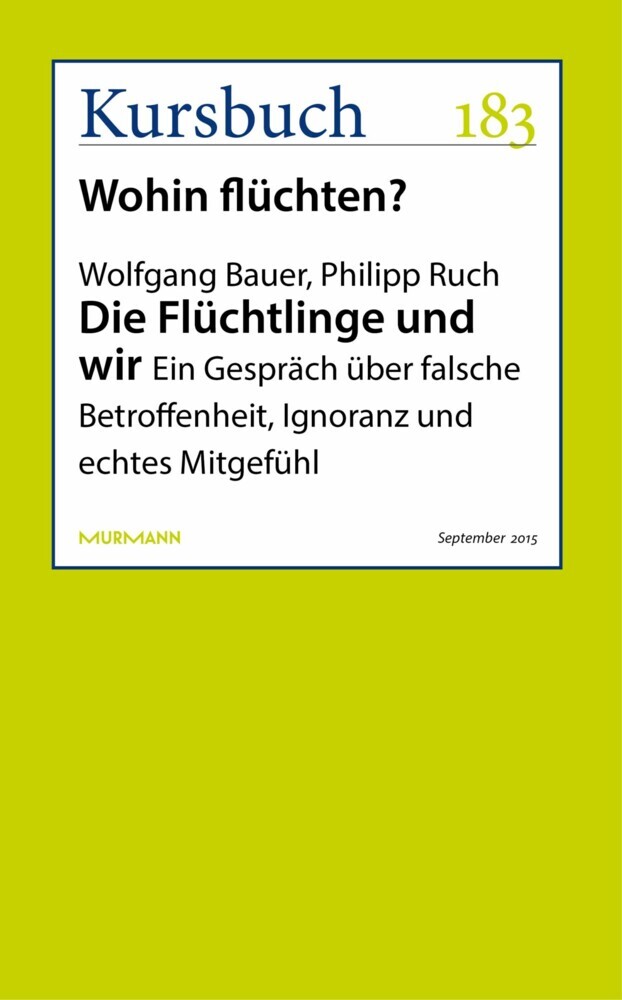 Die Flüchtlinge und wir main product photo