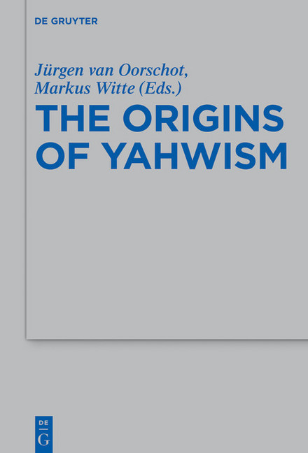 The Origins of Yahwism main product photo