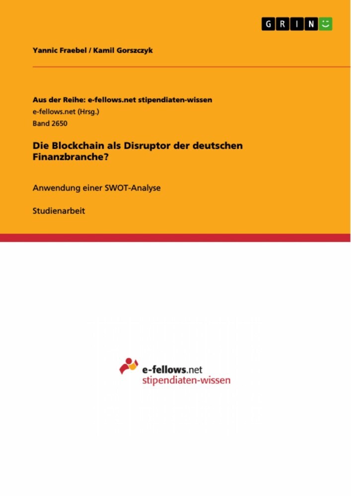 Die Blockchain als Disruptor der deutschen Finanzbranche? main product photo