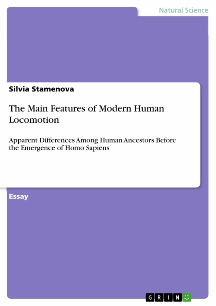 The Main Features of Modern Human Locomotion main product photo