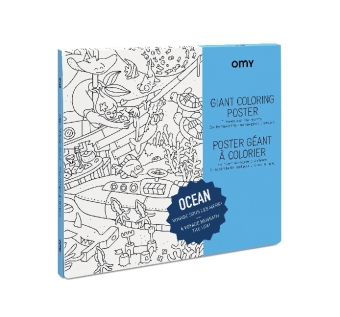 Giant Coloring Poster 70 x 100, Ocean