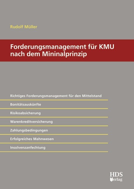 Forderungsmanagement für KMU nach dem Minimalprinzip main product photo