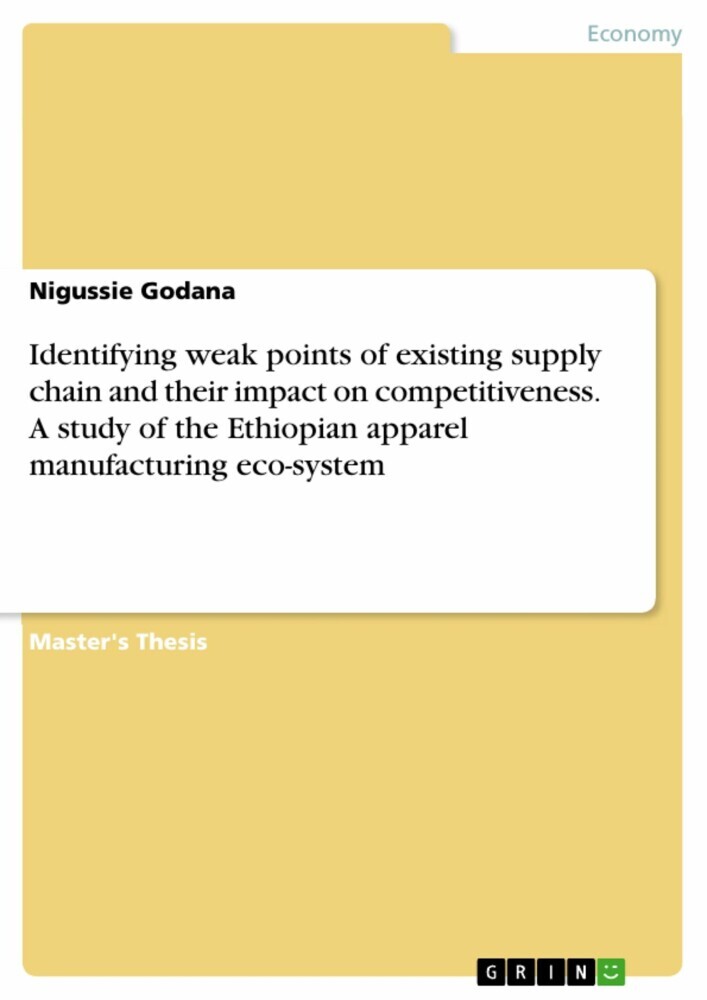 Identifying weak points of existing supply chain and their impact on competitiveness. A study of the Ethiopian apparel manufacturing eco-system main product photo