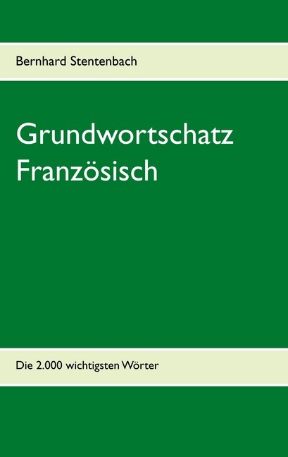 Grundwortschatz Französisch main product photo