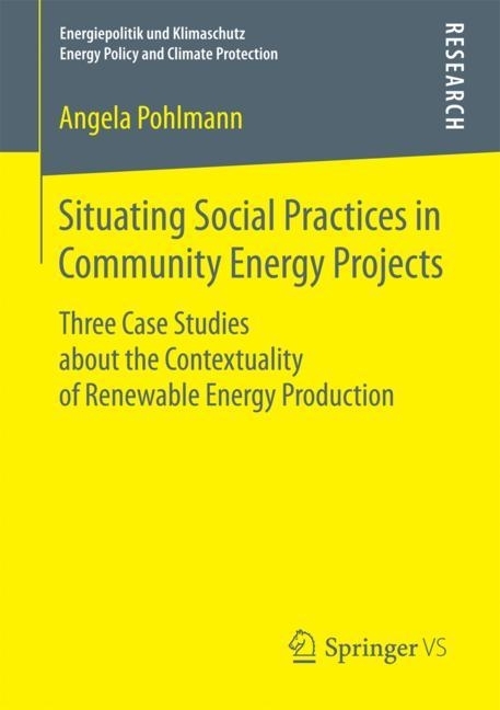 Situating Social Practices in Community Energy Projects main product photo