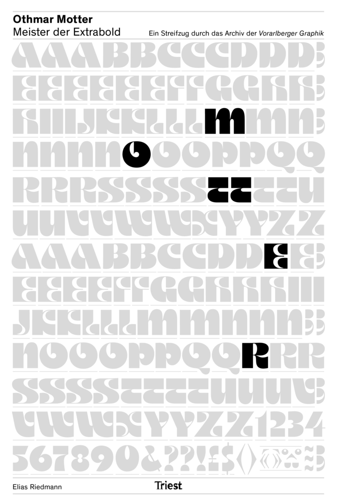 Othmar Motter - Meister der Extrabold, m. 1 Beilage main product photo