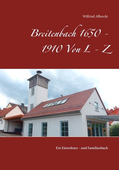 Breitenbach 1650 - 1910 Von L - Z main product photo