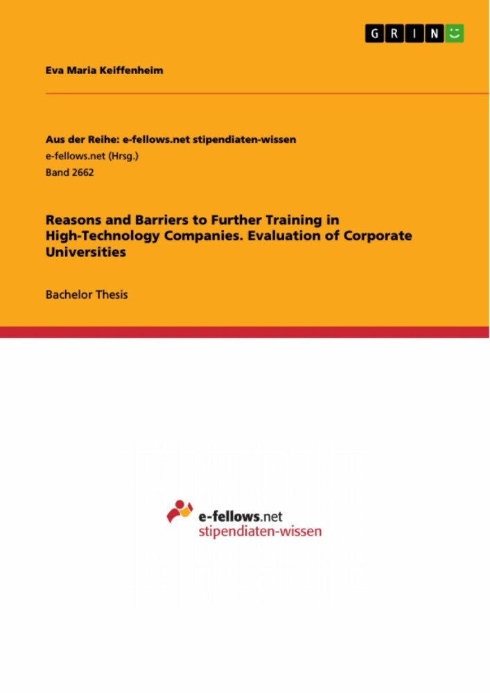 Reasons and Barriers to Further Training in High-Technology Companies. Evaluation of Corporate Universities main product photo