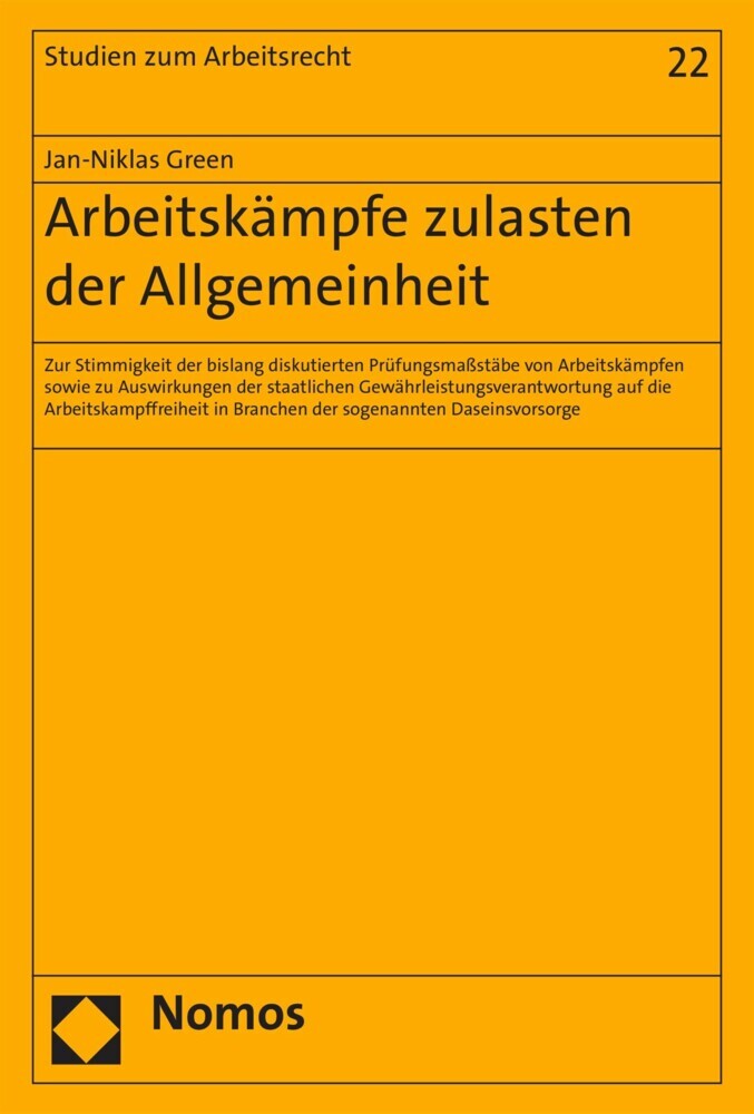 Arbeitskämpfe zulasten der Allgemeinheit main product photo