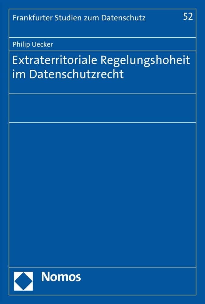 Extraterritoriale Regelungshoheit im Datenschutzrecht main product photo