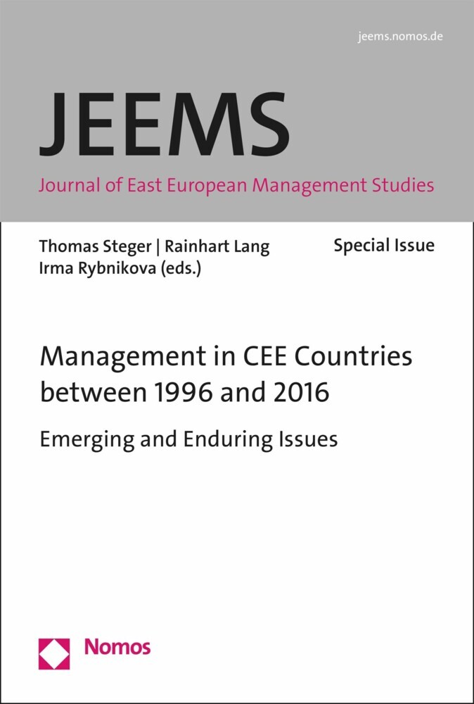 Management in CEE Countries between 1996 and 2016 main product photo