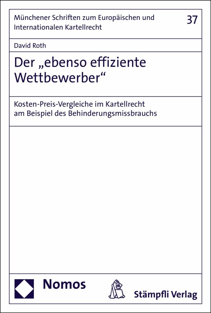 Der 'ebenso effiziente Wettbewerber' main product photo