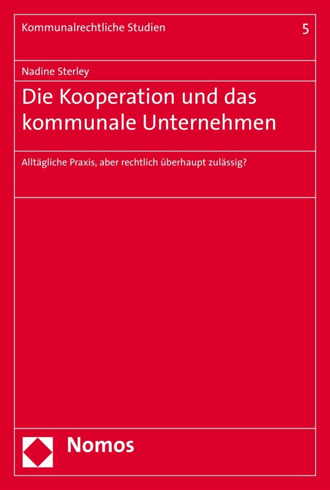 Die Kooperation und das kommunale Unternehmen main product photo