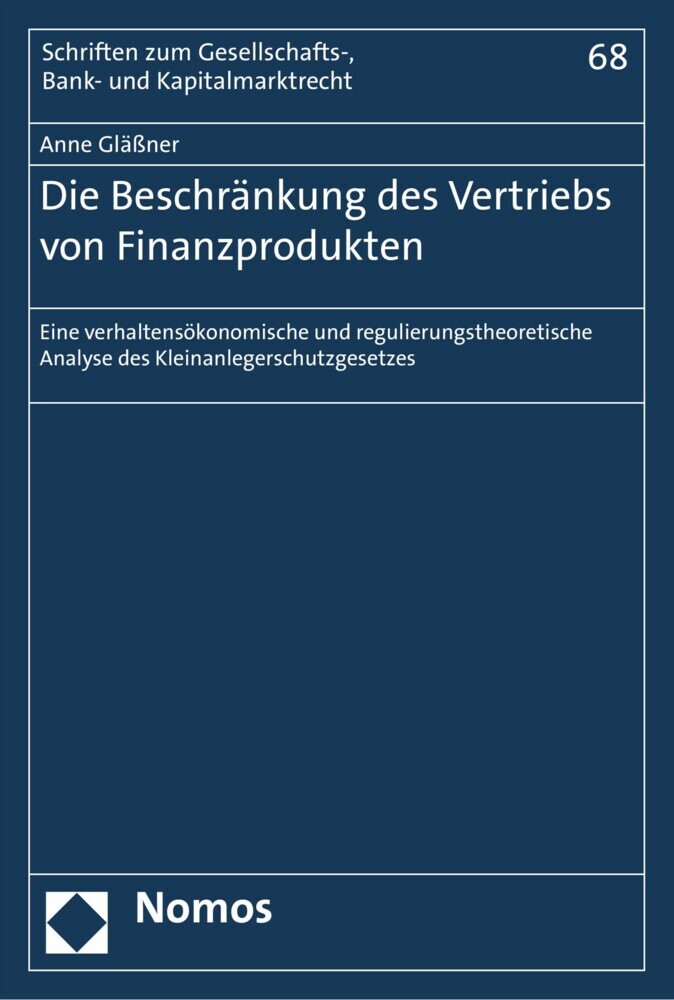 Die Beschränkung des Vertriebs von Finanzprodukten main product photo