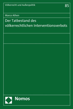 Der Tatbestand des völkerrechtlichen Interventionsverbots
