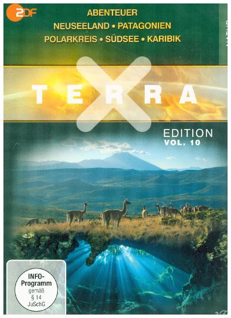 Terra X - Edition: Abenteuer Neuseeland / Patagonien / Polarkreis / Südsee / Karibik, 3 DVD main product photo